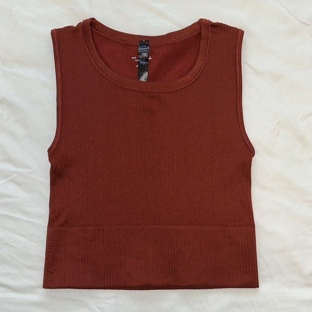 Urban Outfitters Deep Red Sleeveless Top